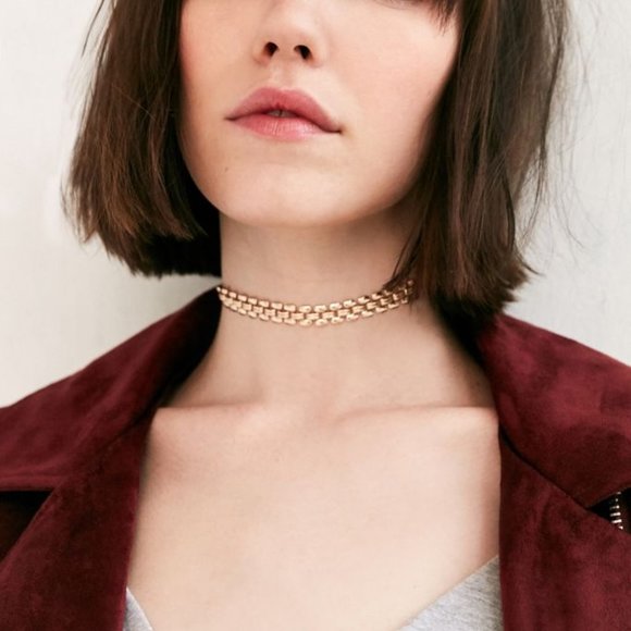 Free People Cord And Chain Choker Necklace - Picture 5 of 5